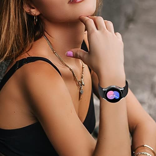 Ninki {No Gap) להקה תואמת Samsung Galaxy Watch 5 Silicone Band Galaxy Watch 5 להקות Pro, 20 ממ להקת שעון רכה אלסטיקס Samsung Watch 4 Sports Sports for Galaxy Watch 3 41 ממ נשים גברים